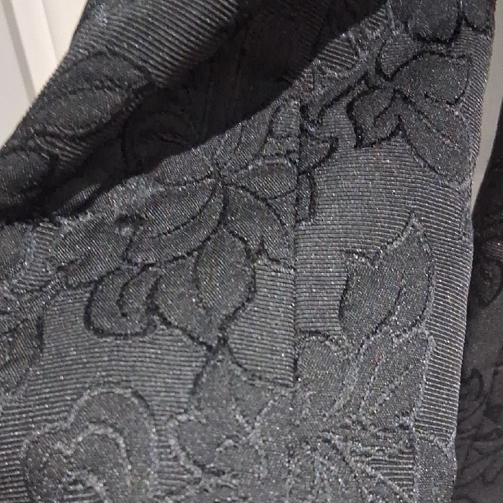 Jacob Black Textured Trench Coat - Picture 3 of 8
